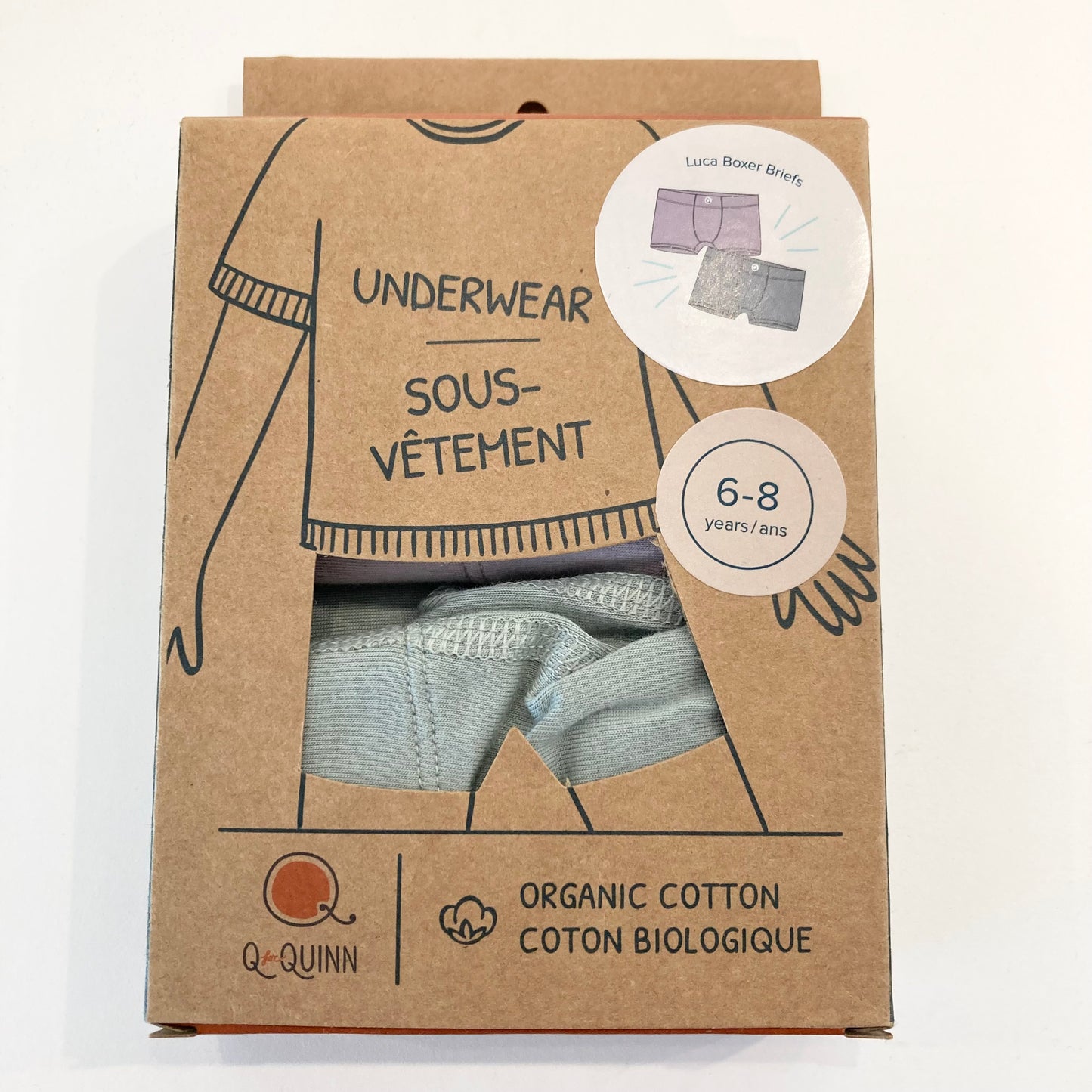Q for Quinn Luca Boxer Briefs